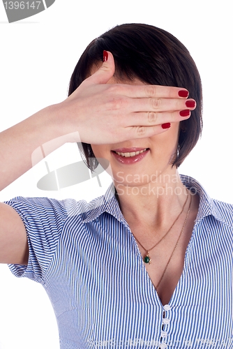 Image of Woman with closed eyes
