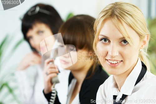 Image of Meeting of young business ladies