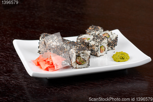 Image of Sushi with sesame