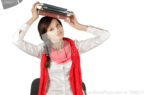 Image of Young student girl