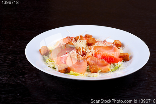 Image of smoked salmon filet salad