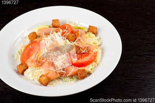 Image of smoked salmon filet salad