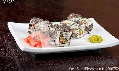 Image of Sushi with sesame