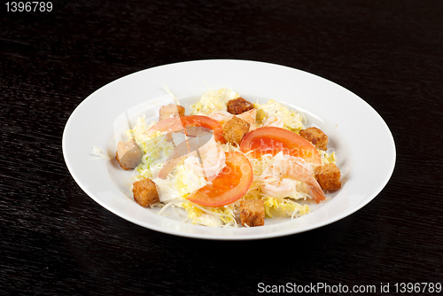 Image of tiger shrimps salad