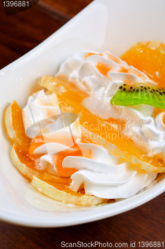 Image of Ice cream dessert