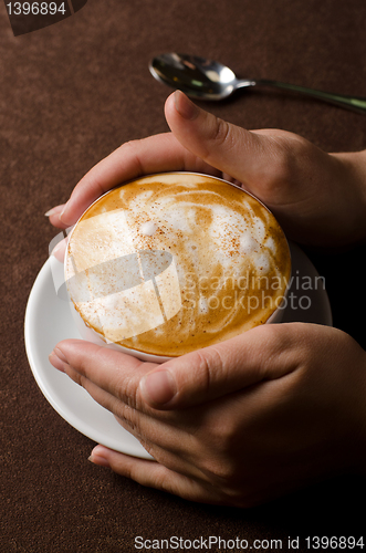 Image of latte coffe