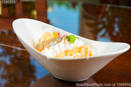 Image of Ice cream dessert