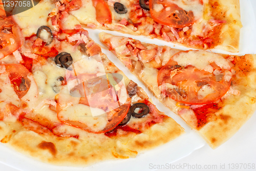 Image of meat pizza