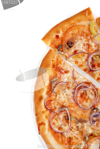 Image of vegetable pizza