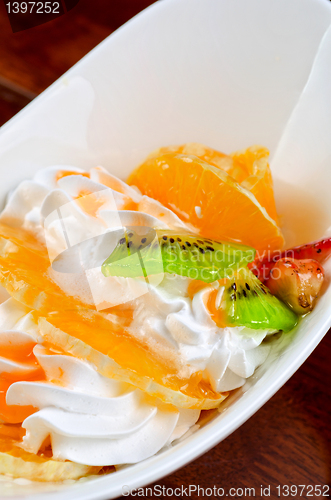 Image of Ice cream dessert