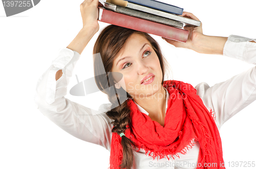 Image of Young student girl
