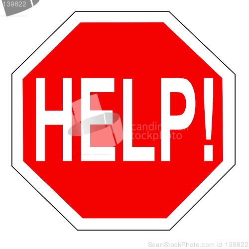 Image of help sign