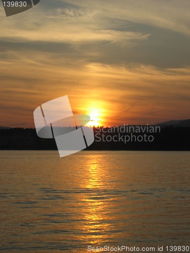 Image of Sunset by the sea