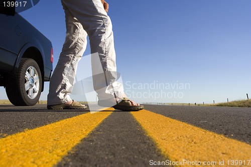 Image of Crossing the line