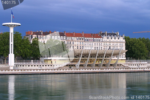 Image of swimming-pool of lyon in france