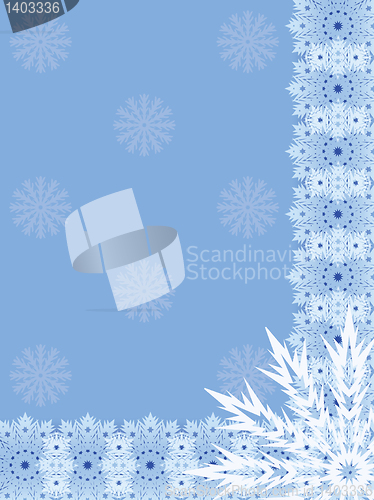 Image of background with snowflakes