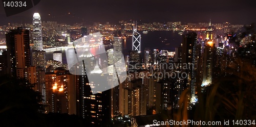 Image of Hong Kong Skyline By Night