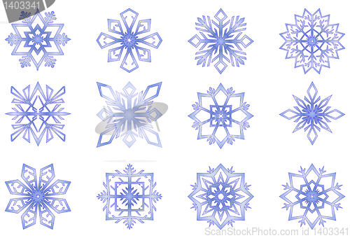 Image of snowflakes