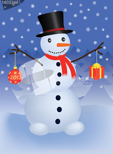Image of snowman 