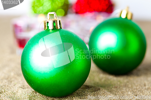 Image of Christmas baubles