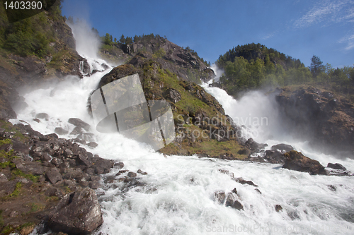 Image of Låtefossen waterfall