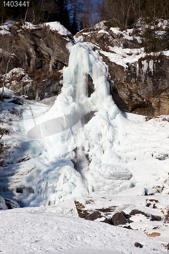 Image of Frosen waterfall