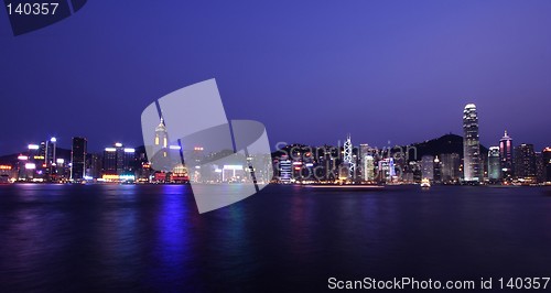 Image of Hong Kong Skyline By Night