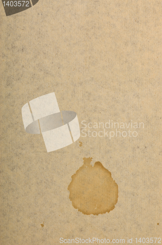 Image of Old art paper with stain