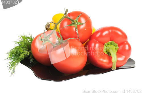 Image of Vegetables - Tomatoes, peppers