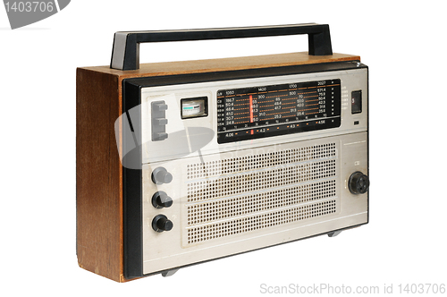 Image of Oldfashioned retro radio