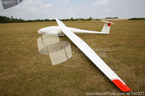 Image of Parked glider.