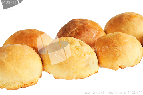 Image of Buns, standing in a row
