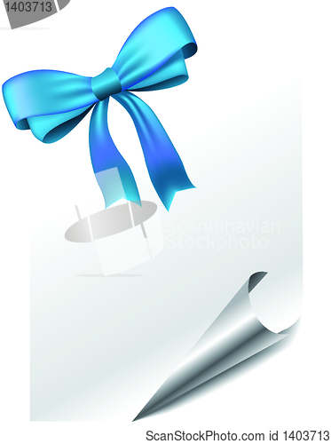 Image of Page with bow