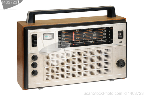 Image of Oldfashioned retro radio