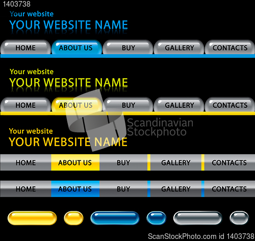 Image of Web site template