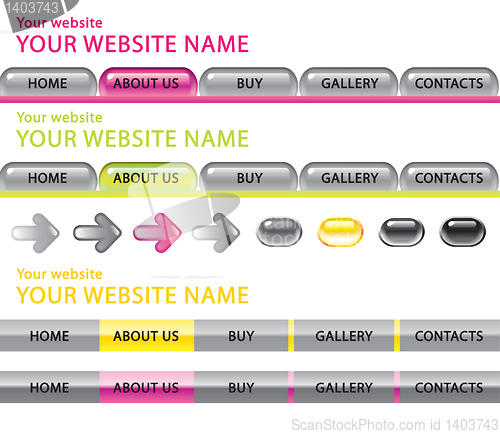 Image of Web site template