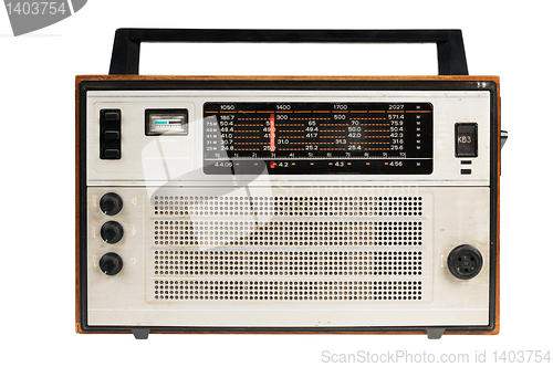 Image of Oldfashioned retro radio