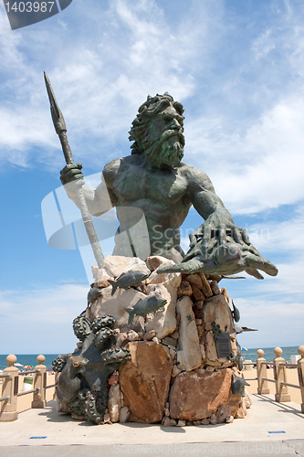 Image of King Neptune Monument In Virginia Beach