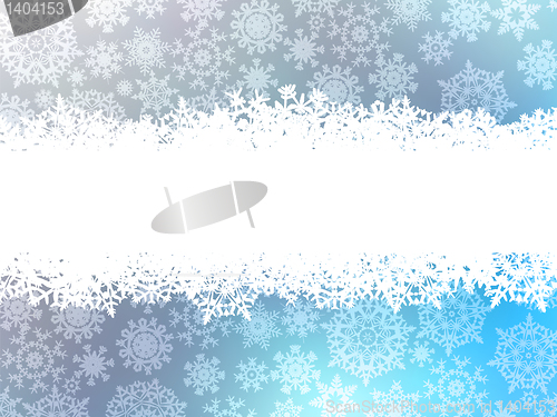 Image of Snowflake christmas with white snow flake. EPS 8