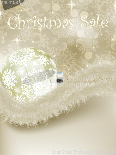 Image of Elegant new year and cristmas card template. EPS 8