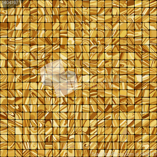 Image of Gold mosaic background. EPS 8