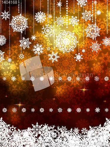 Image of Gold shiny Christmas background. EPS 8