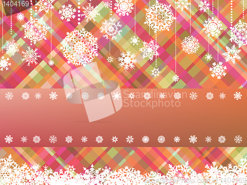 Image of Beige christmas with christmas snowflake. EPS 8