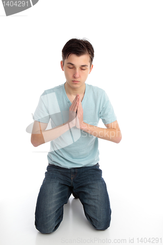 Image of Kneeling in prayer
