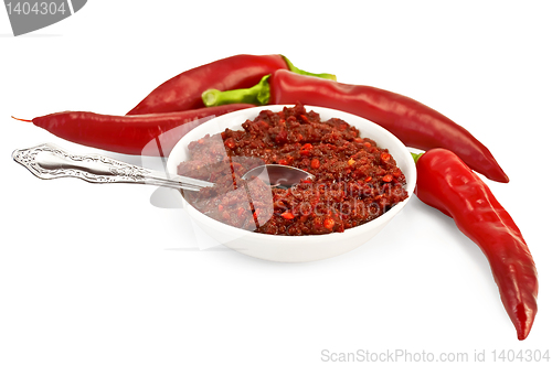 Image of Adjika with fresh hot pepper