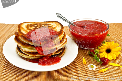 Image of Pancakes with jam