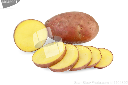 Image of Potatoes sliced