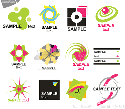 Image of Set elements for design
