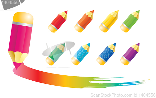 Image of Pencil icons 