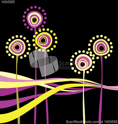 Image of Abstract flowers 